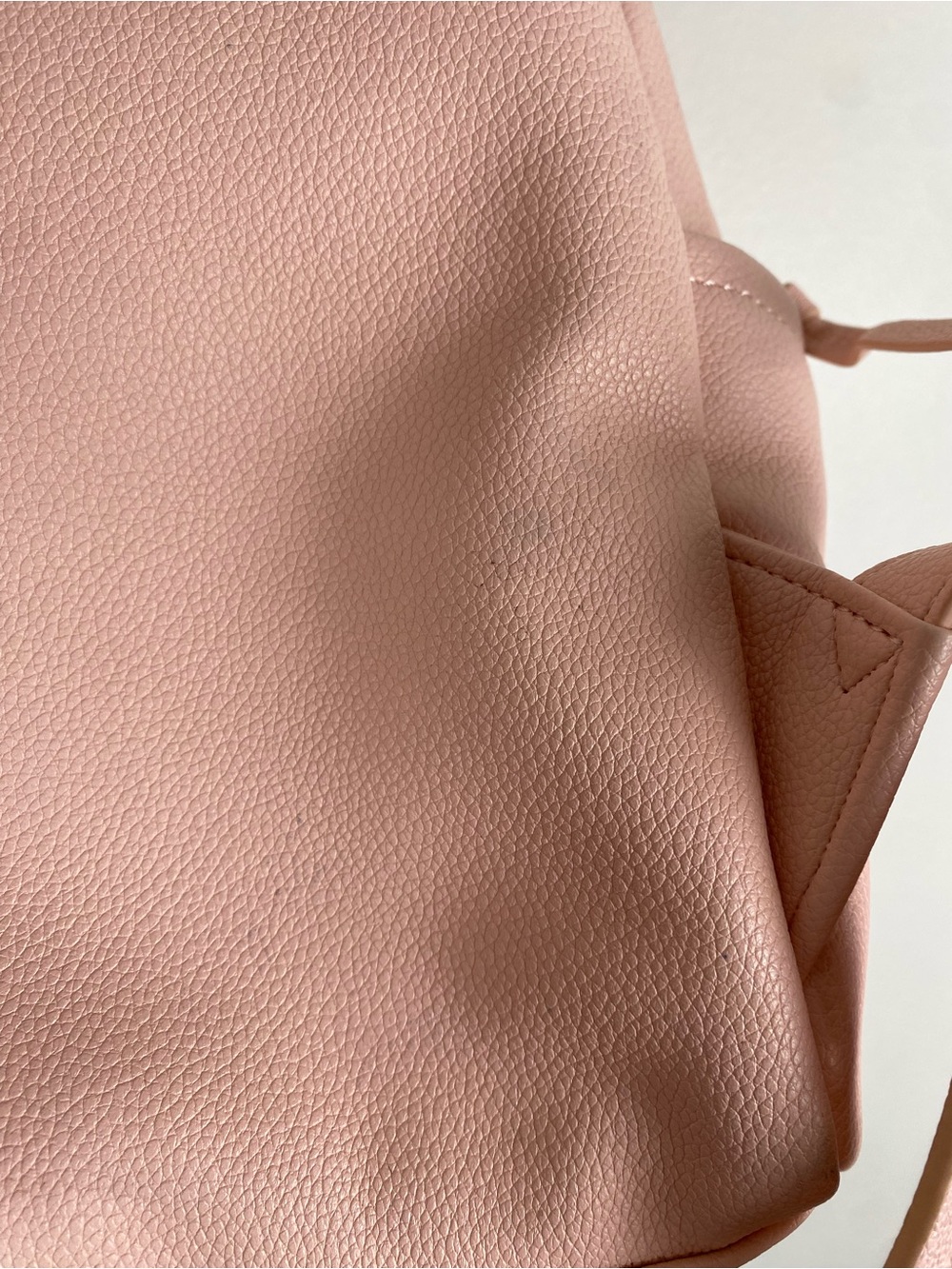 Lauren Conrad Pink Faux Leather Backpack - Picture 8 of 8